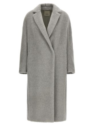 Max Mara S Max Mara Alpaca Leather Womens Coat