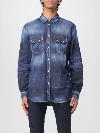 Dsquared2 Denim Overhemd met Knoopjes