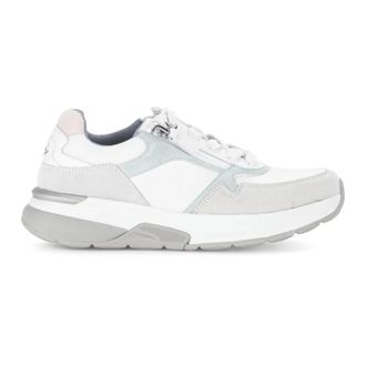 Gabor Schoenen, Dames, Wit, 38 1/2 EU, Leer, Sneakers