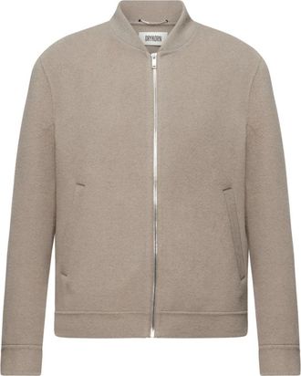 Drykorn Blouson met opstaande kraag - Heren - Zomerjassen - Bruin - L - Wol - Jassen