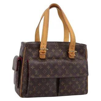 Louis Vuitton Multipli Cite Monogram Canvas Brown Canvas Handbag (Pre-Owned)