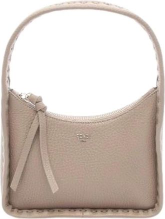 Fendi Pre-owned Vintage Handbag - Dames - Vintage Handtas - Beige - ONE Size - Leer - Vintage