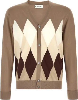 Ballantyne Cotton Mens Cardigan
