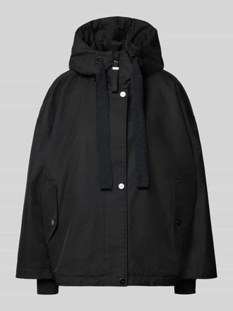 G-Lab Jacke mit Rei&szlig;verschluss und Knopfleiste Modell ROSIE in Black, Gr&ouml;&szlig;e S