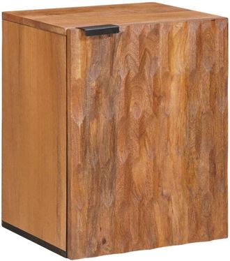 vidaXL Gabinete Colgante De Ba&ntilde;o Con Estante Marr&oacute;n 38 X 33 X 48 Cm Vidaxl