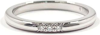 Tiffany & Co. Silver Platinum 950 Band Ring (Pre-Owned)