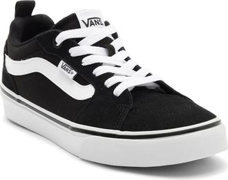 Vans Filmore Low Top Sneaker in Suede/canvas Black/white at Nordstrom Rack, Size 6.5