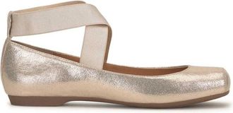 Jessica Simpson Womens Jessica Simpson Mandalaye Ballet Flat Champagne Square Toe GAL1308