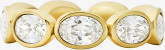Michael Kors Precious Metal-Plated Cubic Zirconia Tennis Ring