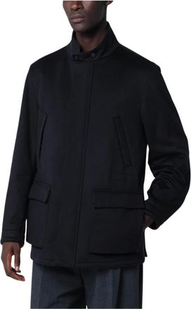 Lardini Field Jacket - Coats - Hombre - Azul - L