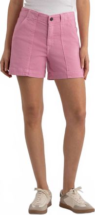 Kut from the Kloth Jane High Waist Denim Shorts In Cupcake