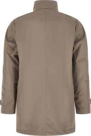 Moorer Mens Gray Polyester Shell Jacket Clothing