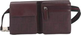 Fendi Pre-owned Vintage Belt Bag - Dames - Vintage Heuptassen - Bruin - ONE Size - Leer - Vintage