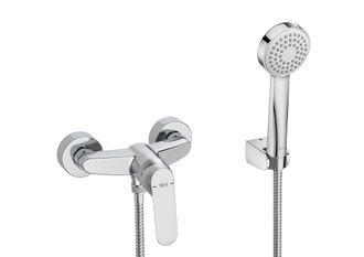 Roca Roca - Conjunto Exterior De Ducha (ducha De Mano, Flexible Y Soporte) Alfa