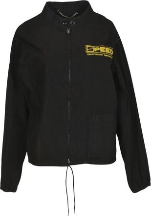 Maison Margiela Sportjack in vintage-stijl - Heren - Zomerjassen - Zwart - 2XS - Katoen - Jassen