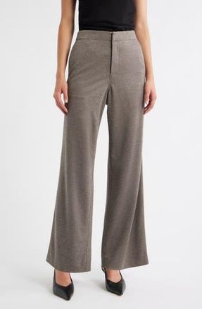 Rag & Bone Irina Ponte Wide Leg Pants in Brown Multi at Nordstrom Rack, Size 12