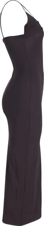 Reformation Lainey Knit Maxi Dress in Black Lyocell
