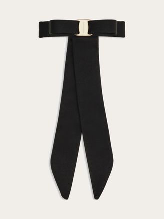Ferragamo Women Vara bow hair clip Black