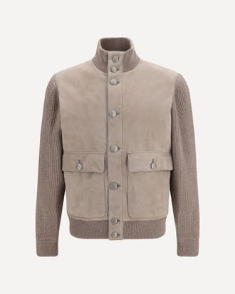 Brunello Cucinelli Suede Jacket Male S