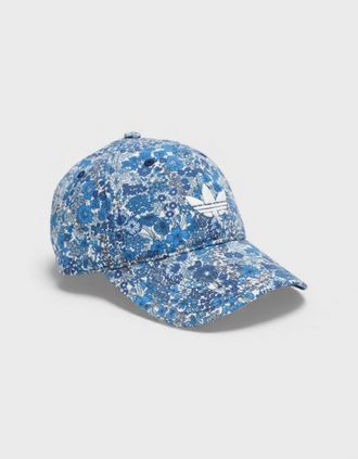 adidas Womens Adidas Originals x Liberty London Baseball Cap Floral Blue