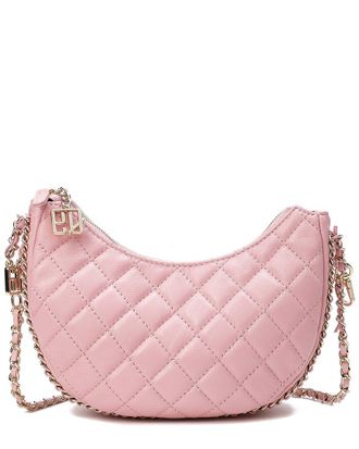 Tiffany & Fred Quilted Leather Messenger Shoulder Bag