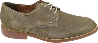 Mephisto Elegante veterschoen - taupe - Heren - Veterschoenen - Beige - 40 EU - Su&egrave;de - Schoenen