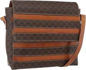 Celine Pre-owned Plastic Cross Body Tas - Dames - Vintage Schoudertas - Bruin - ONE Size - Vintage