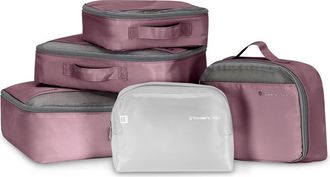 Travelers Choice 5-Piece Packing Cube Set in Mauve at Nordstrom Rack