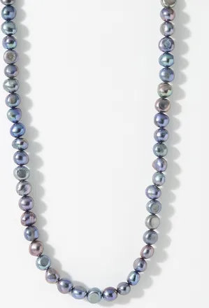 Vitaly Mens Midnight faux-pearl necklace