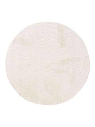 benuta Alfombra de piel crema d 160 redondo