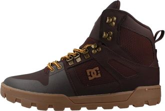 DC Pure High-Top WR Boot - Heren - Schoenen - Bruin - Maat: 41 EU Leer
