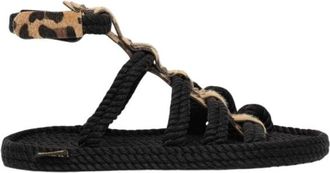 Bohonomad Ciabatte Flat Serengeti - - Shoes - Donna - Nero - 36 EU