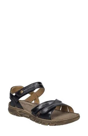 Josef Seibel Brenda 06 Sandal in Black at Nordstrom Rack, Size 38