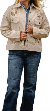 Stetson Rodeo Days Embroidered Jacket In Beige