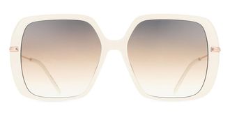 BOSS 1782/S SZJ/PR Womens Sunglasses White Size 57