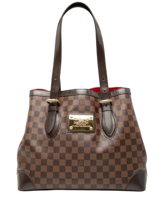 Louis Vuitton 2003-2010 Damier Ebene Hampstead MM tote bag - Brown