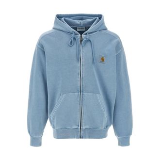 Carhartt Work in Progress Carhartt Wip, Zip-throughs, male, Blue, Size: S Zip-throughs