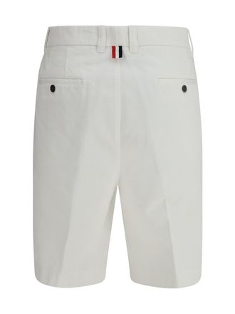 Thom Browne Typewriter Cloth Utility Chino Bermuda - White
