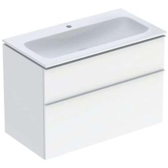 Keramag Keramag - Geberit Icon Set Mueble Lavabo Con Mueble Bajo Lavabo, 2 Cajones