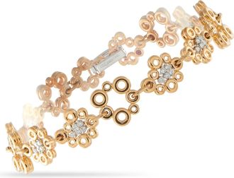 Roberto Coin 18K Rose Gold 0.45ct Diamond Bracelet RC21-061926