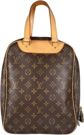 Louis Vuitton Pre-owned Vintage Monogram Canvas Handbag - Dames - Vintage Handtas - Bruin - ONE Size - Vintage