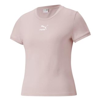 Puma (WMNS) PUMA Classics Printing Round-neck Pink 532562-36