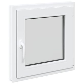 vidaXL Color Interno De Ventana De S&oacute;tano Blanco Risor 60 X 60 Cm Vidaxl