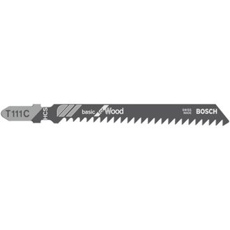 Bosch 100x Hoja De Sierra De Calar T 111 C Basic For Wood - 2608637878
