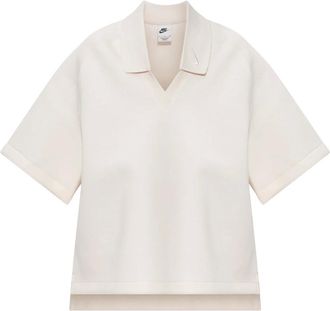 Nike Polo de Felpa Pre-Partido - Sport - Mujer - Beige - L