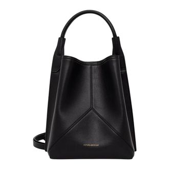 Victoria Beckham Dames, Tassen, Zwart, Maat: ONE Size Leer