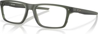 Oakley Port Bow Optisch Montuur - Heren - Brillen - Groen - 55 MM - Accessoires
