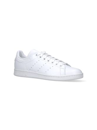 adidas Leather Low-Top Sneaker - White