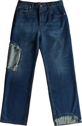 Edward Cuming Circle Window jeans - Blauw