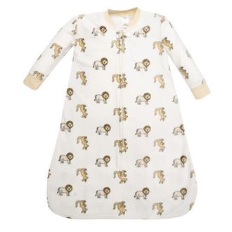 Hudson Baby Fleece Long Sleeve Sleeping Bag in Lion Kangaroo at Nordstrom